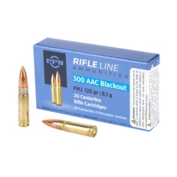 Prvi Partizan, 300 Blackout, 125 GR, FMJ, 20 BX