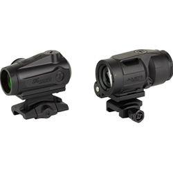 Sig Sauer, Romeo 5 Gen II/Juliet3-Micro Combo Kit, Red Dot Sight w/Juliet3-Micro Magnifier, 1X20mm/3X22mm, 2 MOA Dot, Black