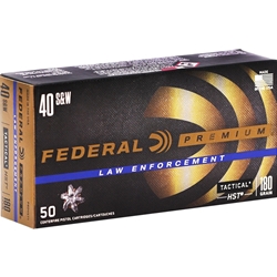 Federal Premium HST 40 S&W 180 Gr JHP 50 BX