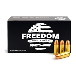 Freedom Munitions 9 MM 124 GR RN 50 BX