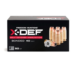 Freedom Munitions X-DEF 40 S&W 180 GR HP 50 BX