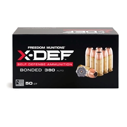 Freedom Munitions X-DEF 380 Auto 95 GR HP 50 BX