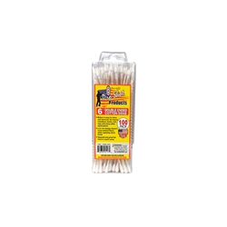 Pro-Shot Products, Cotton Swab, 6", Tapered and Regular Tip, 100 Per Pack