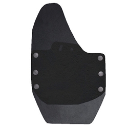 Bullseye Custom Holster MATTE BLACK Hybrid Tactical Kit IWB LH Med