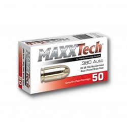 MAXX Tech 380acp 95 GR FMJ 50 BX