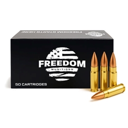 Freedom Munitions 300 Blackout 125 GR FMJ 50 BX