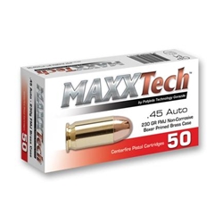 Maxxtech Ammunition .45 ACP 230 gr FMJ 50BX