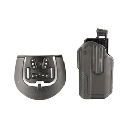 BLACKHAWK, Omnivore L2 Multi-Fit Holster, Fits More Than 150 Styles of Semi-Automatic Handguns with Surefire X300A/X300, Thumb Activated Active Retention Mechanism, Level 2 Retention, Right Hand, Black
