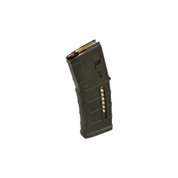 Magpul Industries, Magazine, PMAG 30 AR/M4 M3 with Window, 223 Remington/5.56 NATO, 30 Rounds, For AR Rifles, Olive Drab Green