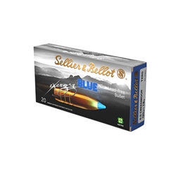 Sellier & Bellot, Exergy Blue Bullet, 6.5 Creedmoor, 120 GR, Lead Free Tipped Boat Tail, 20 BX