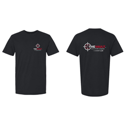 The Vault, Short Sleeve T-Shirt, Black, 4XL