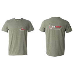 The Vault, Short Sleeve T-Shirt, Heather Military Green, M