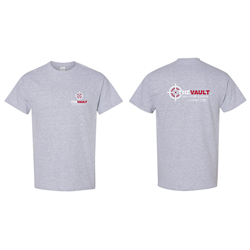 The Vault, Short Sleeve T-Shirt, Sport Grey, 3XL