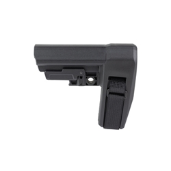 SB Tactical, SBA6, Pistol Stabilizing Brace, Fits AR Carbine Extension, Black, 5 Position Adjustable, Includes Adjustable Nylon Strap