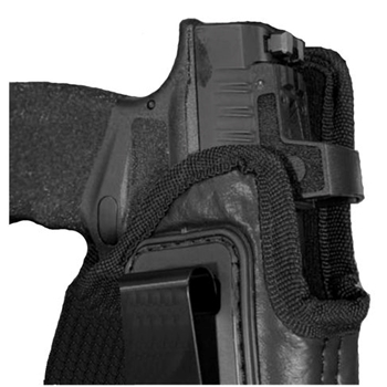 ECO-LEATHER Optic Cut IWB w/Laser, Black, Size: 58AL (LH)