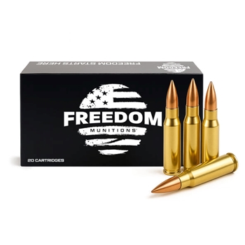 Freedom Munitions 308 Winchester 147 GR FMJ 20 BX
