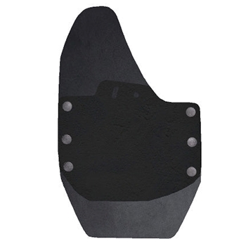 Bullseye Custom Holster MATTE BLACK Hybrid Tactical Kit IWB LH Med