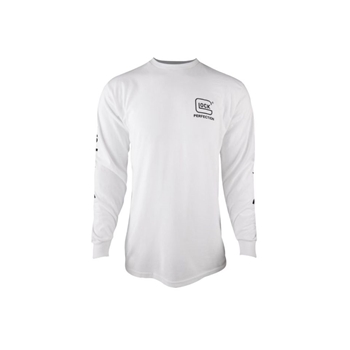 Glock, Perfection, Long Sleeve, T-Shirt, White - L
