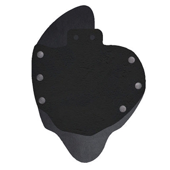 Bullseye Custom Holster MATTE BLACK Hybrid Revolver IWB LH