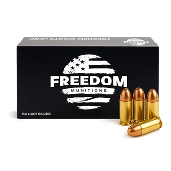 Freedom Munitions, 45 ACP, 200 Gr, Small Primer, 50 BX