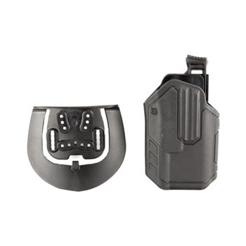 BLACKHAWK, Omnivore L2 Multi-Fit Holster, Fits More Than 150 Styles of Semi-Automatic Handguns with Streamlight TLR 1 & 2, Thumb Activated Retention Mechanism, Level 2 Retention, Right Hand, Black