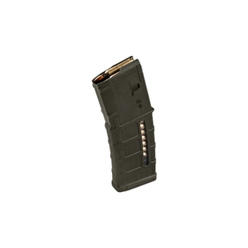 Magpul Industries, Magazine, PMAG 30 AR/M4 M3 with Window, 223 Remington/5.56 NATO, 30 Rounds, For AR Rifles, Olive Drab Green