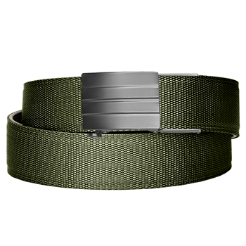 Kore Essentials, Ranger Green Tactical Nylon Gun Belt, 1.5", X2 Gunmetal Buckle