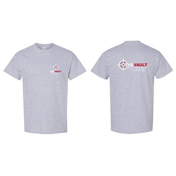 The Vault, Short Sleeve T-Shirt, Sport Grey, L
