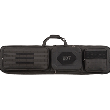 Bulldog Cases, Double Suppressor Tactical Rifle Bag, 48", Poly Oxford Nylon Material, Black